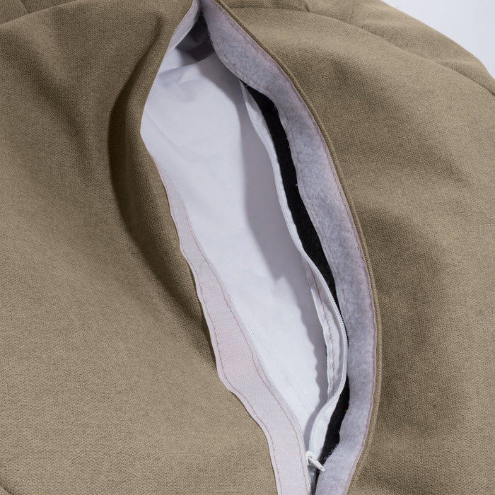 Pouf Poltrona Sacco media BAG L in tessuto antimacchia Dali dim. 80 x 125 cm