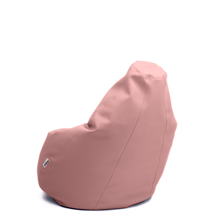Outlet - Pouf Poltrona Sacco per bambini BAG Similpelle Mamba dim. 56x76 cm - Per ambiente Interno ed Esterno Colore Rosa