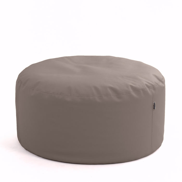 Outlet -  Pouf Bals Similpelle Jazz dim: 90 x 80 cm Colore Tortora