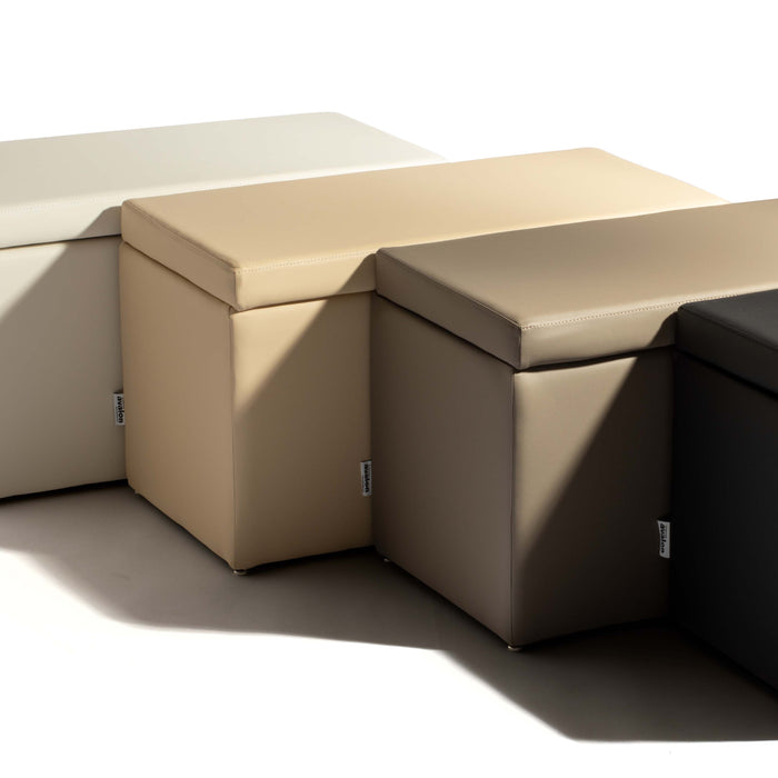 Pouf contenitore ecopelle: il massimo della praticità e dello stile