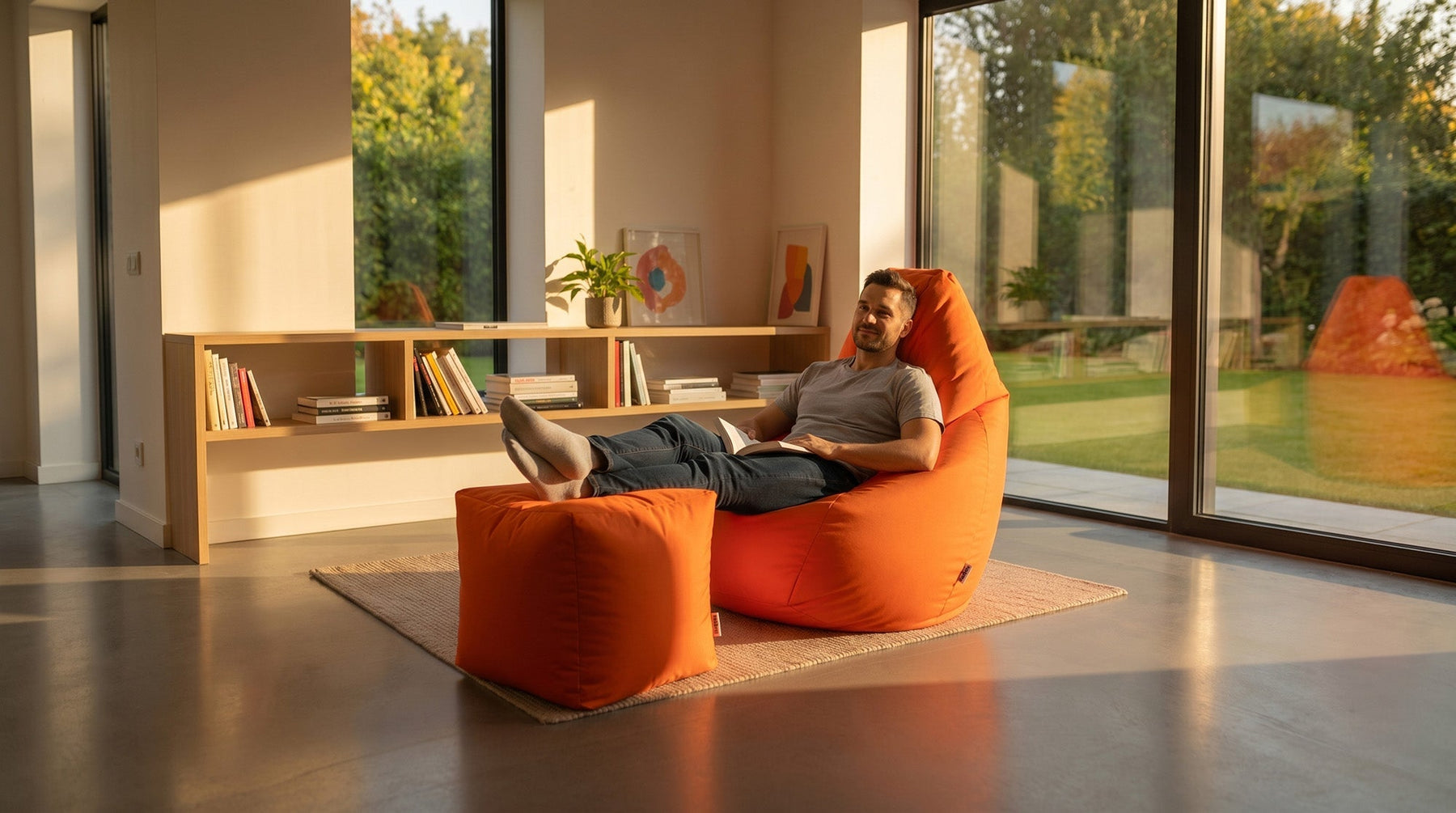 Pouf poggiapiedi: comfort e relax per ogni ambiente