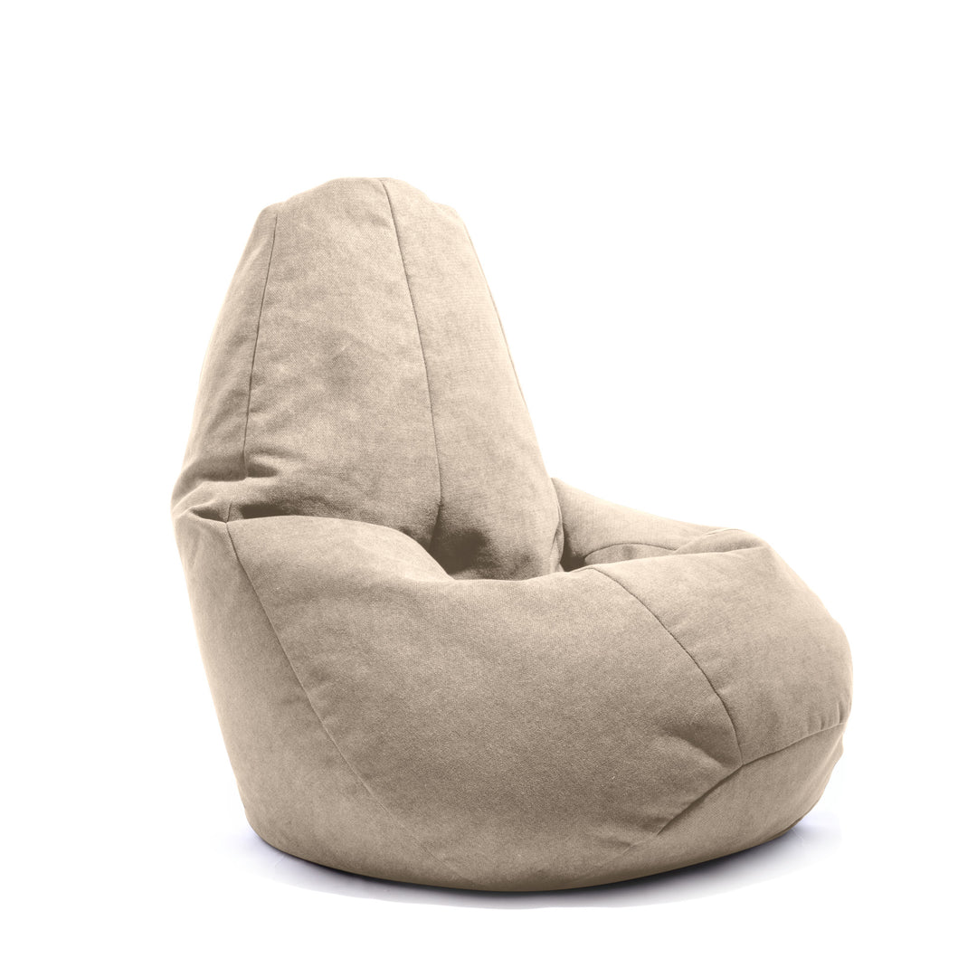 Pouf Da Esterno Poltrona Sacco Aurora In Velluto Rosa Pouf