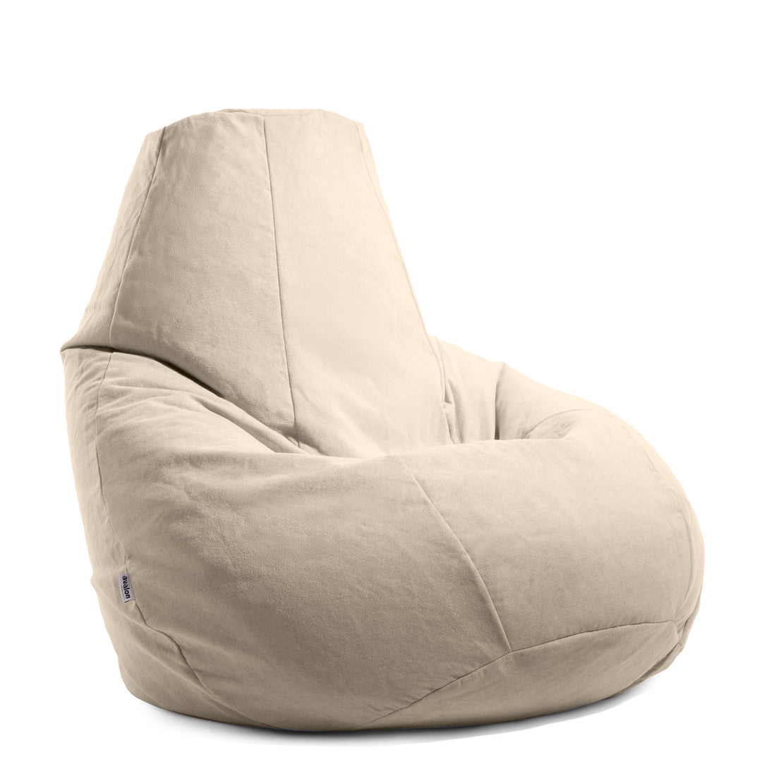 Giant bean bag pouf XXL in stain-resistant Dali fabric, size 95 x
