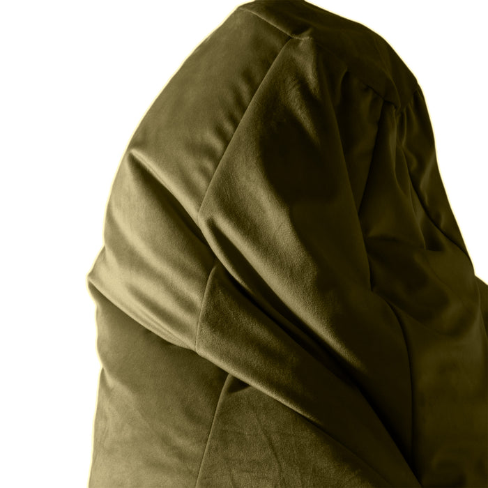 Pouf Poltrona Sacco Grande BAG XXL in velluto dim. 95 x 135 cm