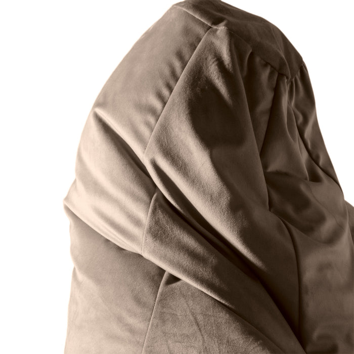 Pouf Poltrona Sacco Grande BAG XXL in velluto dim. 95 x 135 cm