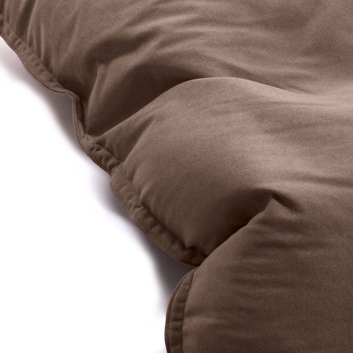 Pouf poltrona Cuscino Thin medio in tessuto antimacchia Dali per interno dim.90x135 cm