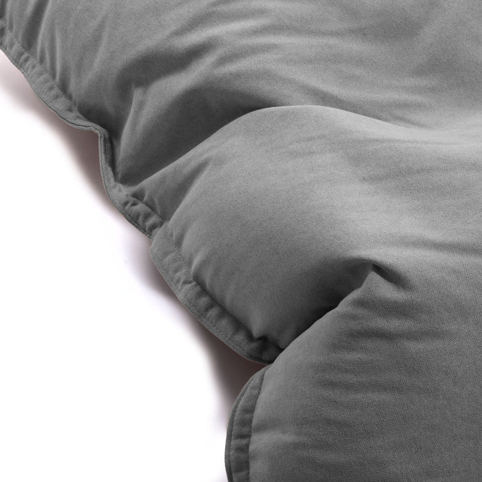 Pouf poltrona Cuscino Thin grande in tessuto antimacchia Dali per interno dim.140x175 cm