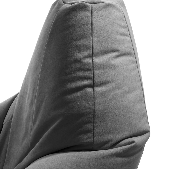 Pouf Poltrona Sacco gigante BAG XXL in tessuto antimacchia Dali dim. 95 x 135 cm