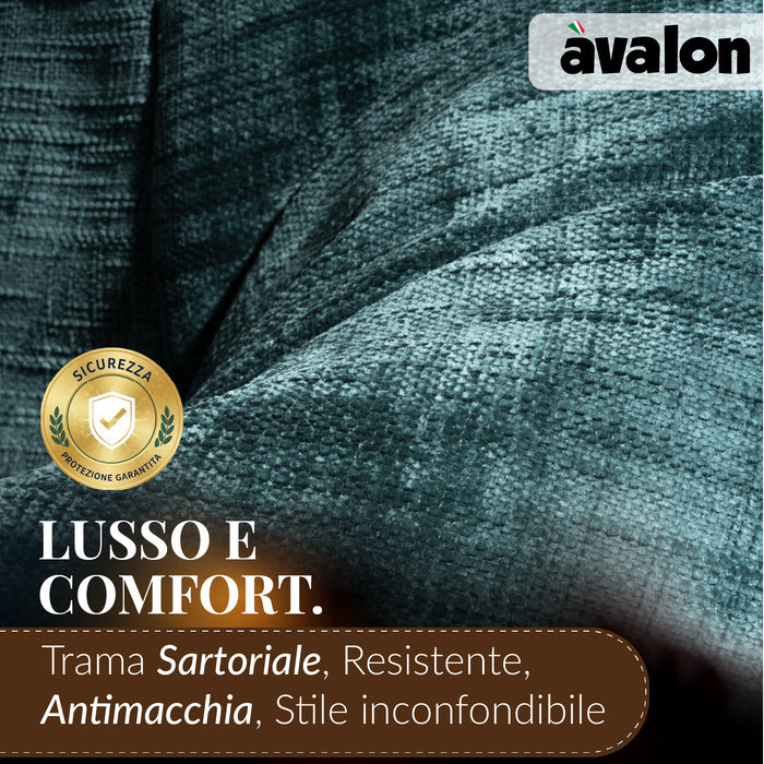 Pouf Poltrona Sacco Grande BAG L Avalon in tessuto Antimacchia Cannet per interno dim. 80 x 125 cm