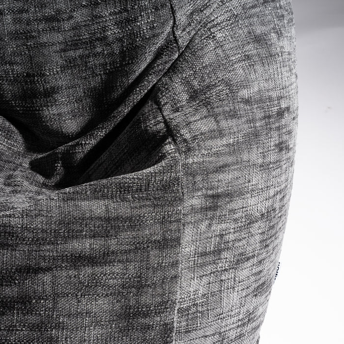 Pouf Poltrona Sacco Grande BAG L Avalon in tessuto Antimacchia Cannet per interno dim. 80 x 125 cm