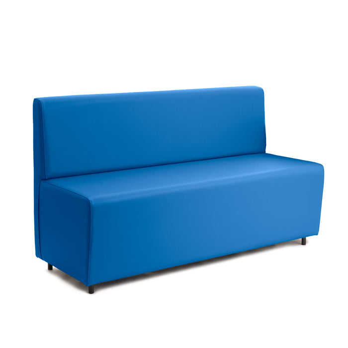 Essence 3-seater sofa for restaurants in faux leather Mamba Dim 150x62xH88