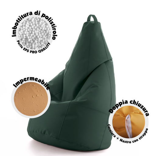 Poltrona A Sacco Pouf In Poliestere Pelo Design Mucca Avalli – Acquista - Foto 11