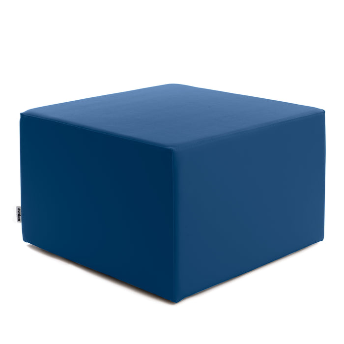 Avalon Rigid Cube Pouf Faux Leather Mamba TrendyClass 1-IM Fire Retardant for Indoor and Outdoor Use. Dimensions: Width 70 cm X Depth 70 cm X Height 43 cm