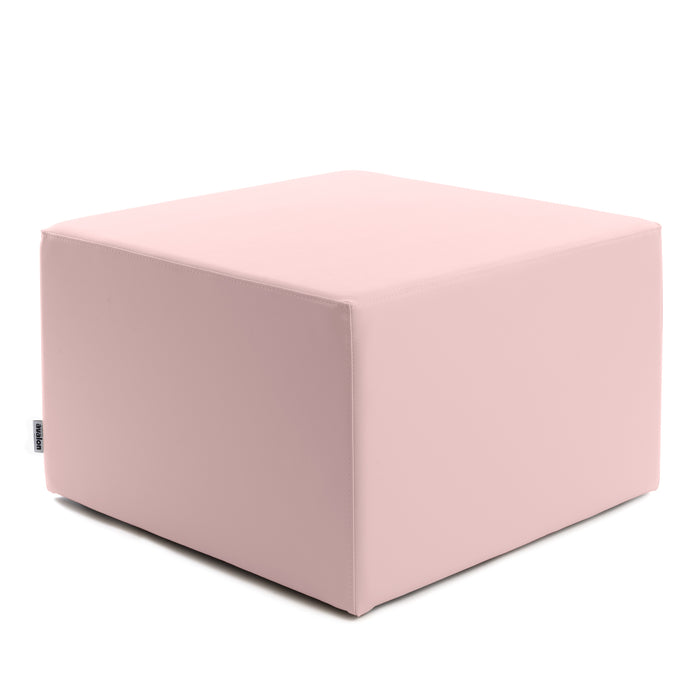 Avalon Rigid Cube Pouf Faux Leather Mamba TrendyClass 1-IM Fire Retardant for Indoor and Outdoor Use. Dimensions: Width 70 cm X Depth 70 cm X Height 43 cm