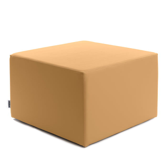 Avalon Rigid Cube Pouf Faux Leather Mamba TrendyClass 1-IM Fire Retardant for Indoor and Outdoor Use. Dimensions: Width 70 cm X Depth 70 cm X Height 43 cm