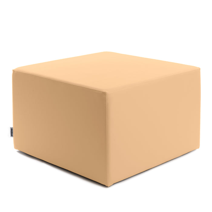 Avalon Rigid Cube Pouf Faux Leather Mamba TrendyClass 1-IM Fire Retardant for Indoor and Outdoor Use. Dimensions: Width 70 cm X Depth 70 cm X Height 43 cm