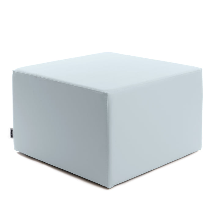 Avalon Rigid Cube Pouf Faux Leather Mamba TrendyClass 1-IM Fire Retardant for Indoor and Outdoor Use. Dimensions: Width 70 cm X Depth 70 cm X Height 43 cm