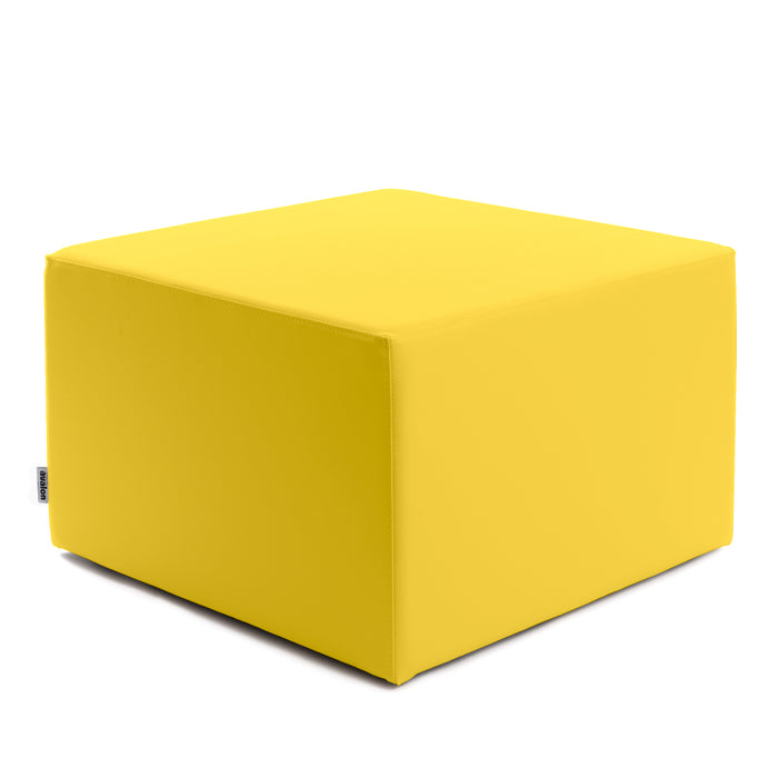 Avalon Rigid Cube Pouf Faux Leather Mamba TrendyClass 1-IM Fire Retardant for Indoor and Outdoor Use. Dimensions: Width 70 cm X Depth 70 cm X Height 43 cm