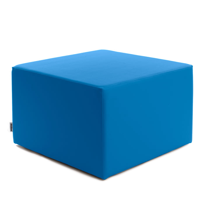 Avalon Rigid Cube Pouf Faux Leather Mamba TrendyClass 1-IM Fire Retardant for Indoor and Outdoor Use. Dimensions: Width 70 cm X Depth 70 cm X Height 43 cm