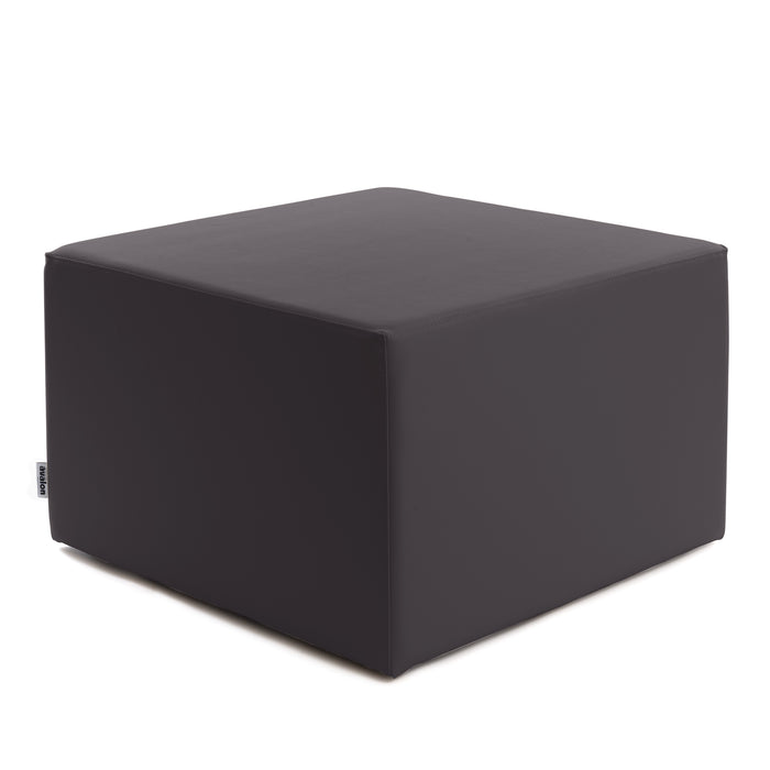 Avalon Rigid Cube Pouf Faux Leather Mamba TrendyClass 1-IM Fire Retardant for Indoor and Outdoor Use. Dimensions: Width 70 cm X Depth 70 cm X Height 43 cm