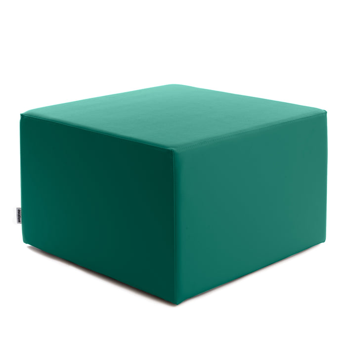 Avalon Rigid Cube Pouf Faux Leather Mamba TrendyClass 1-IM Fire Retardant for Indoor and Outdoor Use. Dimensions: Width 70 cm X Depth 70 cm X Height 43 cm