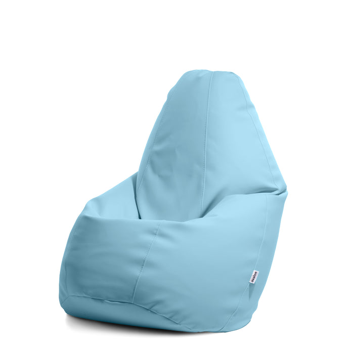 Outlet - Puf Sillón Grande BAG L Piel Sintética Jazz dim. 80 x 125 cm Color Tabaco
