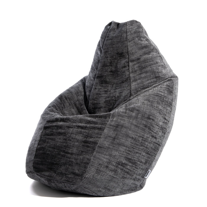 Pouf Poltrona Sacco Grande BAG L Avalon in tessuto Antimacchia Cannet per interno dim. 80 x 125 cm