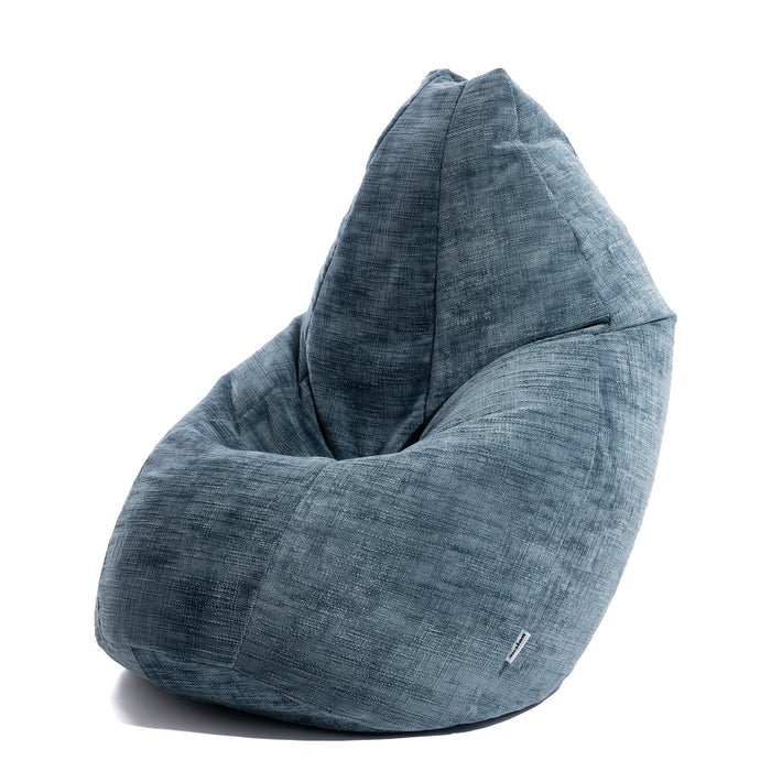 Pouf Poltrona Sacco Grande BAG L Avalon in tessuto Antimacchia Cannet per interno dim. 80 x 125 cm