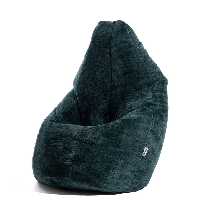 Pouf Poltrona Sacco Grande BAG L Avalon in tessuto Antimacchia Cannet per interno dim. 80 x 125 cm