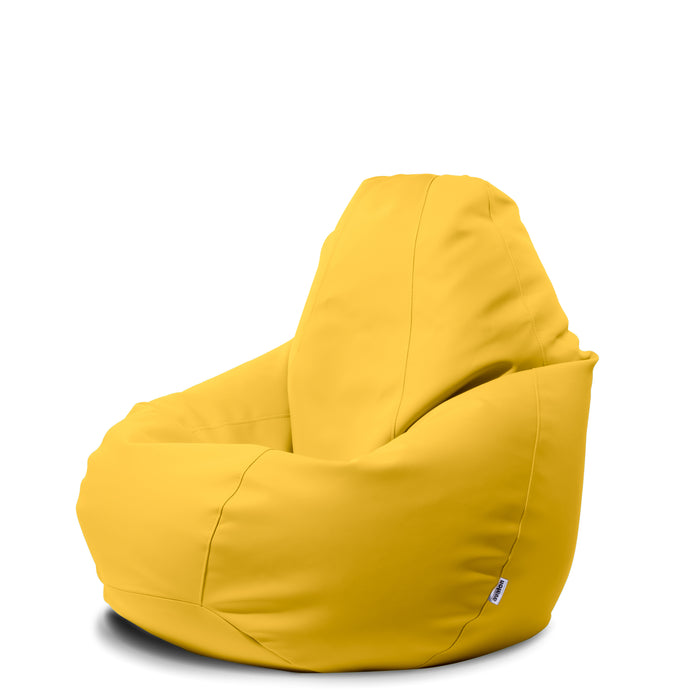 Outlet - Puf Sillón Gigante BAG XXL Piel Sintética Jazz dim. 95 x 135 cm Cabeza de moro color