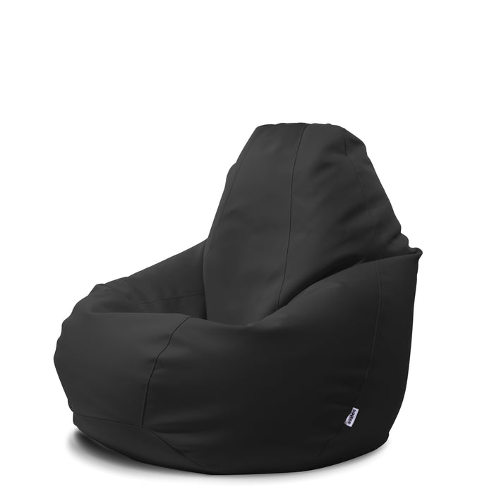 Outlet - Puf Sillón Gigante BAG XXL Piel Sintética Jazz dim. 95 x 135 cm Cabeza de moro color