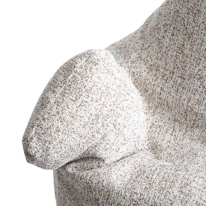 Pouf Poltrona Sacco Grande Ploof Avalon in tessuto Grisaglia per interno dim. Ø85 x H90 cm