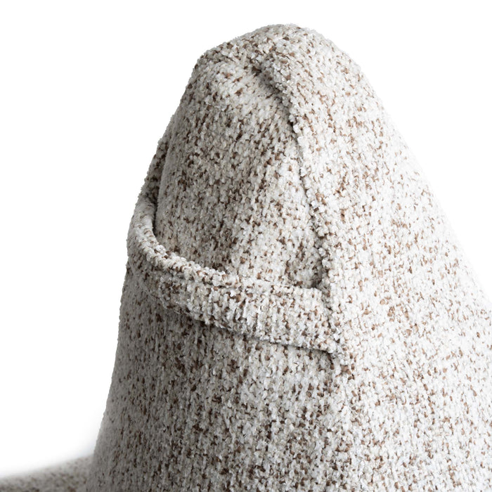 Pouf Poltrona Sacco Grande Ploof Avalon in tessuto Grisaglia per interno dim. Ø85 x H90 cm