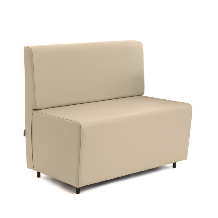 Divanetto Essence 2 posti per Ristoranti in finta pelle Mamba Dim 100x62xH88