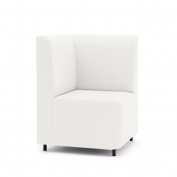 Sofá Esquina para Restaurante Essence en Piel Sintética Mamba Dim 62x62xH88 cm