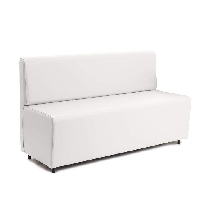 Essence 3-seater sofa for restaurants in faux leather Mamba Dim 150x62xH88
