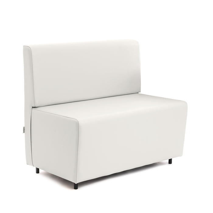 Divanetto Essence 2 posti per Ristoranti in finta pelle Mamba Dim 100x62xH88