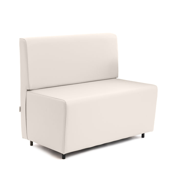 Divanetto Essence 2 posti per Ristoranti in finta pelle Mamba Dim 100x62xH88