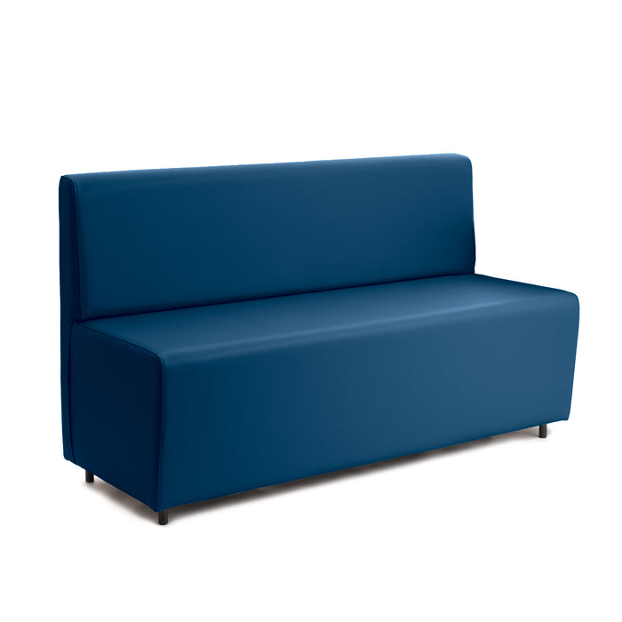 Essence 3-seater sofa for restaurants in faux leather Mamba Dim 150x62xH88