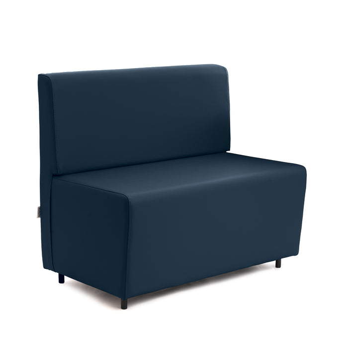 Divanetto Essence 2 posti per Ristoranti in finta pelle Mamba Dim 100x62xH88