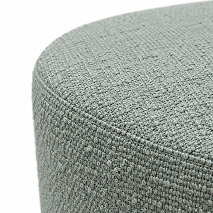 Outlet - Cilindro rigido in tessuto Bouclè dim: 55xh37 cm colore Verde Salvia