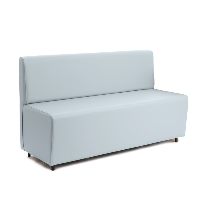 Essence 3-seater sofa for restaurants in faux leather Mamba Dim 150x62xH88