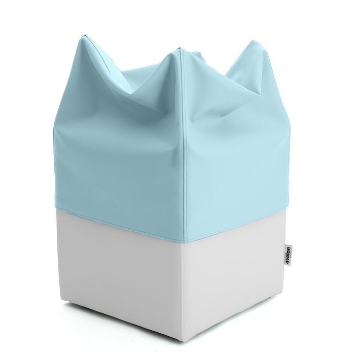 Pouf Cubo Rigido Sfoderabile 40x40 cm in Ecopelle Antimacchia o Velluto Avalon – Design Moderno Made in Italy