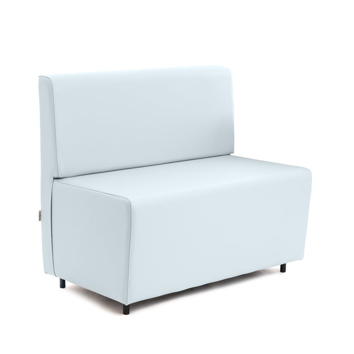 Divanetto Essence 2 posti per Ristoranti in finta pelle Mamba Dim 100x62xH88