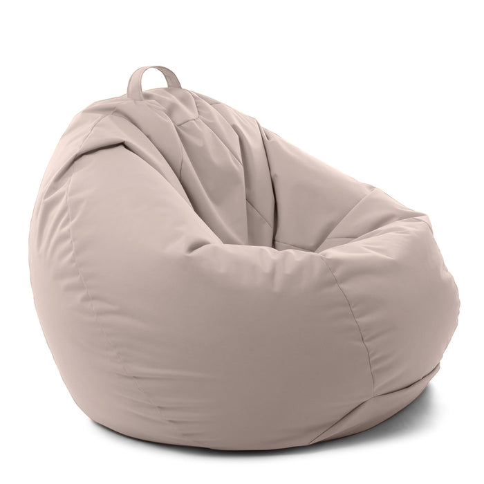 Pouf poltrona sacco Gigante Softy, sfoderabile con sacca interna, Avalon in tessuto poliestere Jive per interno, Imbottito, Antistrappo, Impermeabile Dim: Ø90 x H90 cm