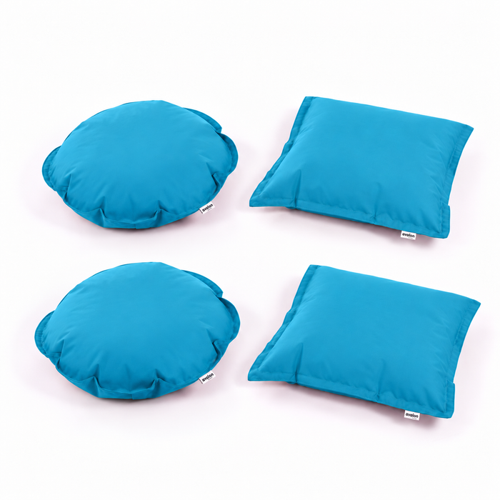 Outlet - Set di Coppie di Cuscini da terra Loovers in tessuto poliestere Jive per interno