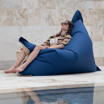 Cuscini Sedie Esterno Pouf Cuscino Thin Grande Avalon Tessuto Impermeabile Antistrappo Per Esterno E Interno Poltrone Made In Italy