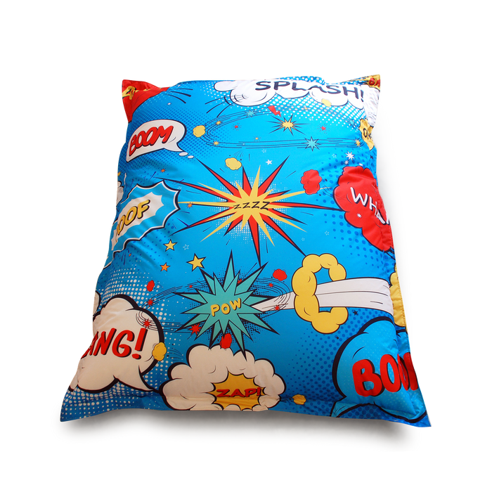 Outlet - Cuscino in tessuto poliestere personalizzato Pop-Art dim: 175x140 cm