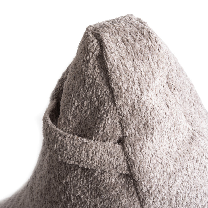 Pouf Poltrona Sacco Grande Ploof Avalon in tessuto Bouclè per interno dim. Ø85 x H90 cm