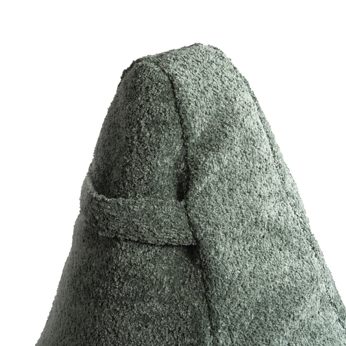 Pouf Poltrona Sacco Grande Ploof Avalon in tessuto Bouclè per interno dim. Ø85 x H90 cm